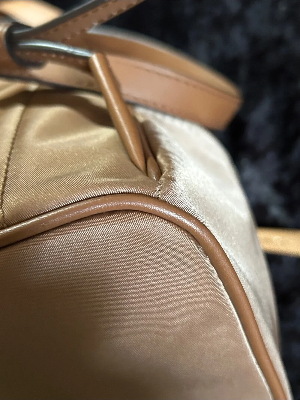 Michael Kors Kenly Dark Khaki Nylon LG Backpack